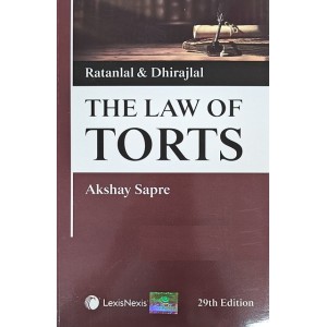 Ratanlal & Dhirajlal's Law of Torts by Akshay Sapre | Lexisnexis